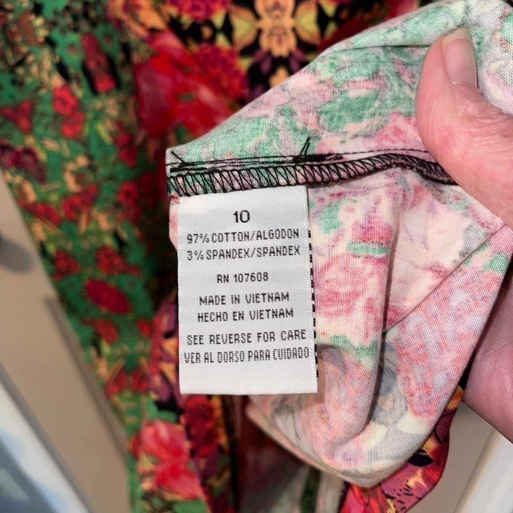 Madison Leigh Multicolored Floral Cap Sleeve Dress - Picture 6 of 10